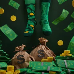 Many Mornings® Socken THE DOLLAR