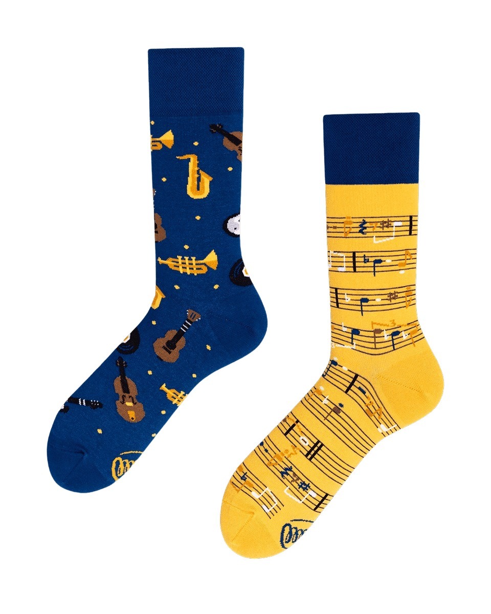 Many Mornings® Socken MUSIC NOTES