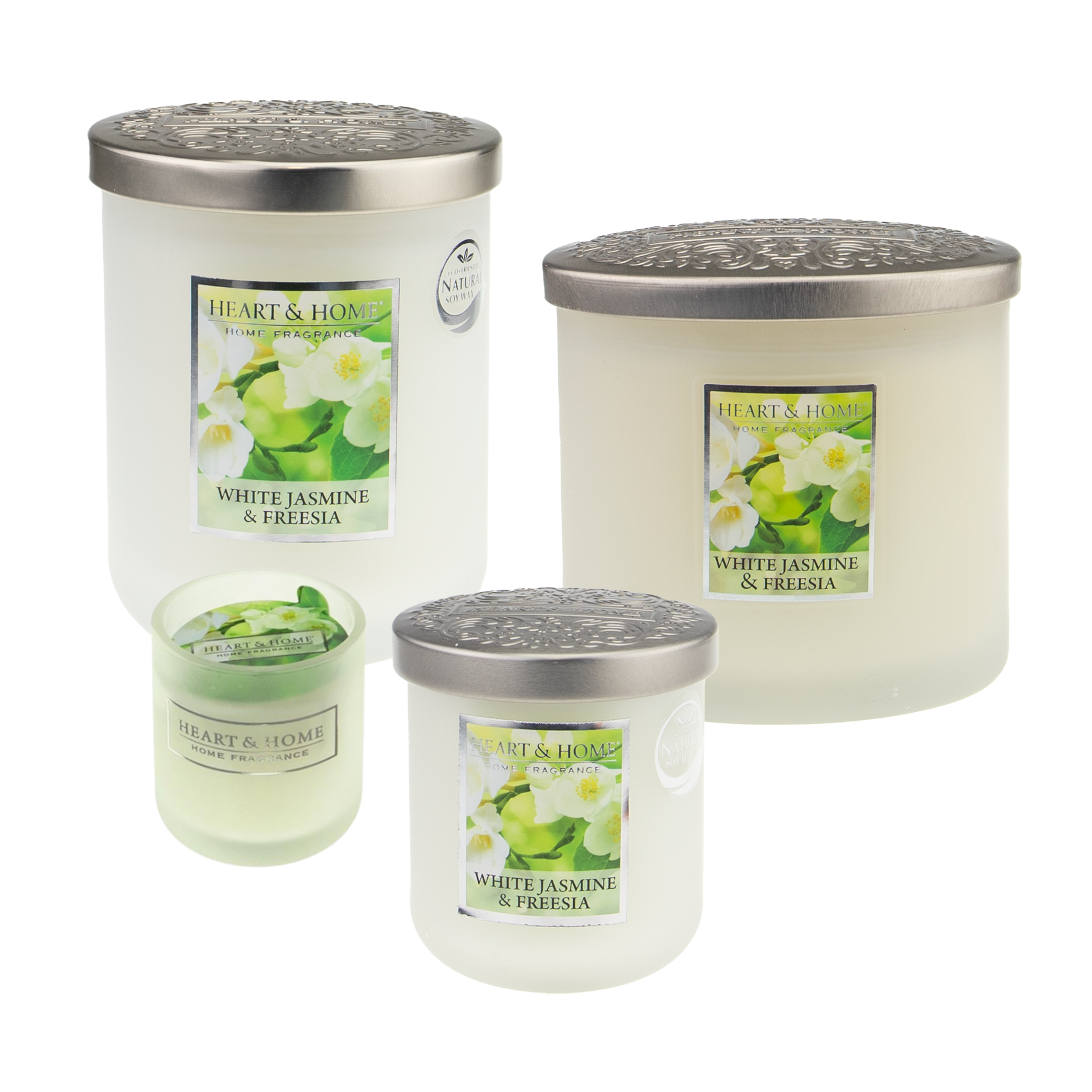 Heart&Home - Durftkerze "White Jasmine & Freesia"