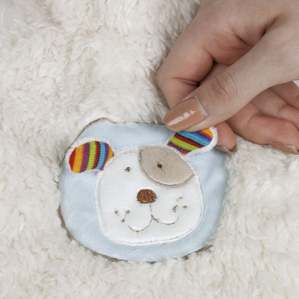 SÄNGER Wärmflasche "Hund Brum" mit Flauschbezug, mit 0,8 Liter