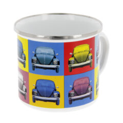 VW Käfer Emaille Tasse - Multicolor