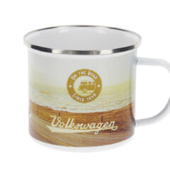 VW T1 Bus Emaille Tasse - Highway 1 aus verschiedenen Blickwinkel