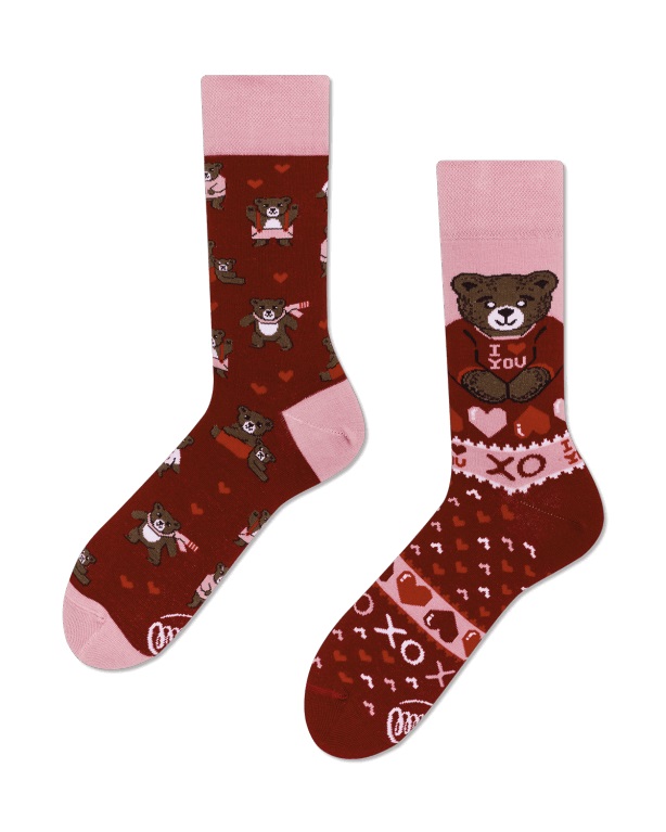Many Mornings® Socken LOVE TEDDY
