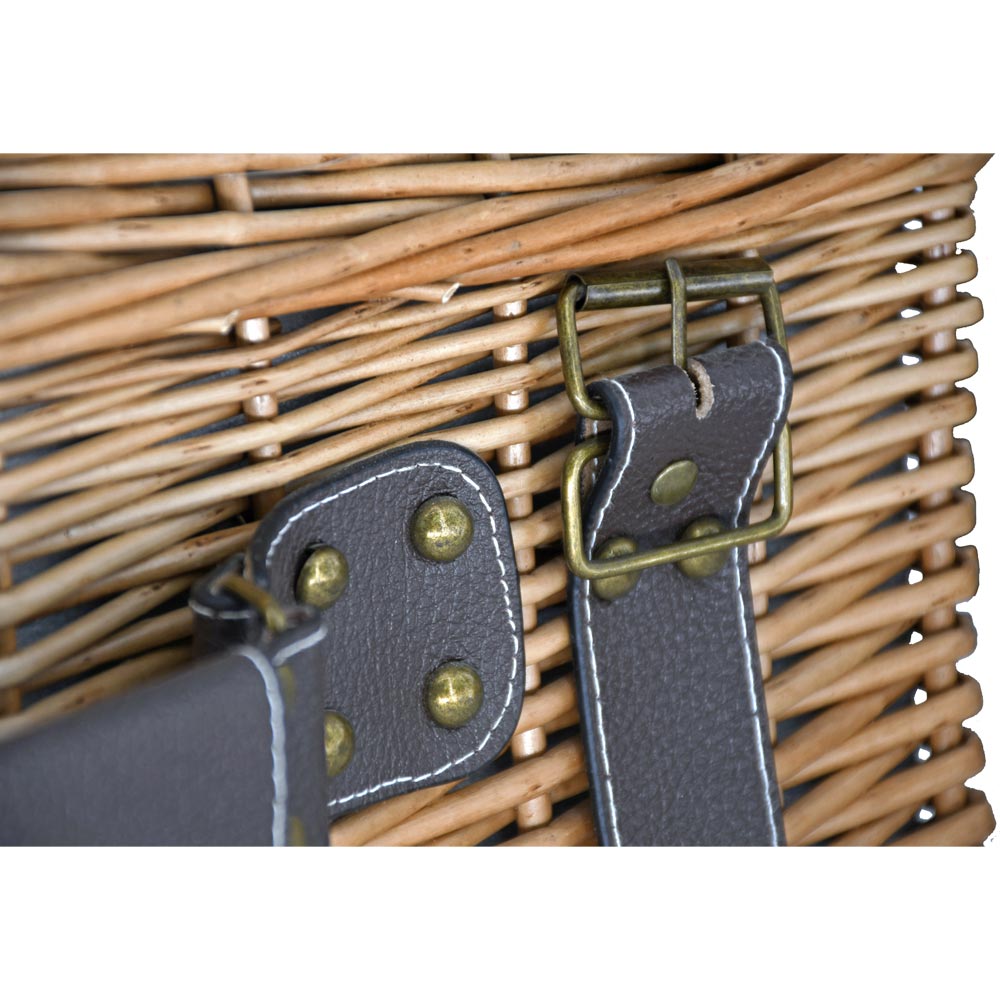 Picknickkorb "Champs-Elysées" grün, für 2/4/6 Personen