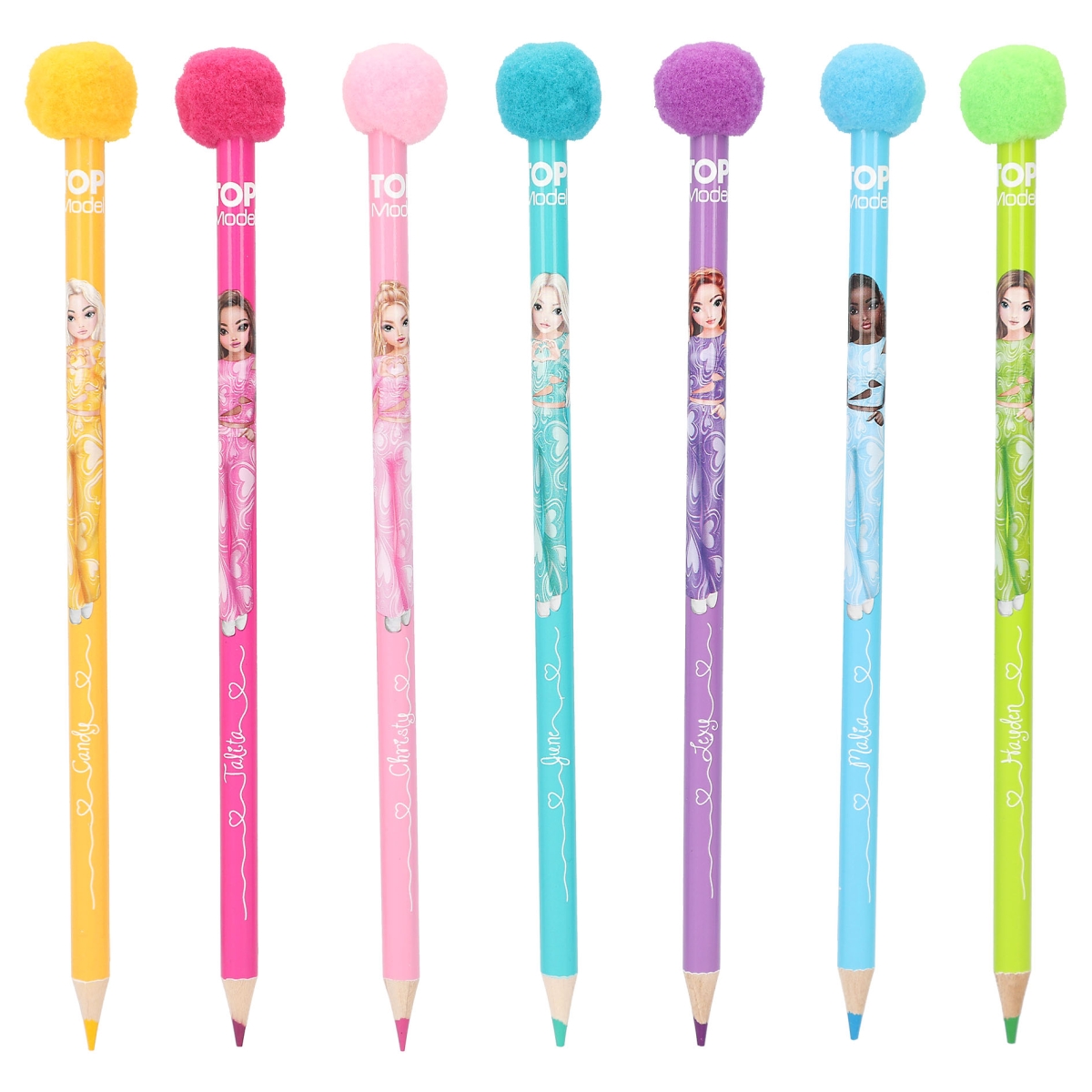TOPModel Pompom Buntstifte