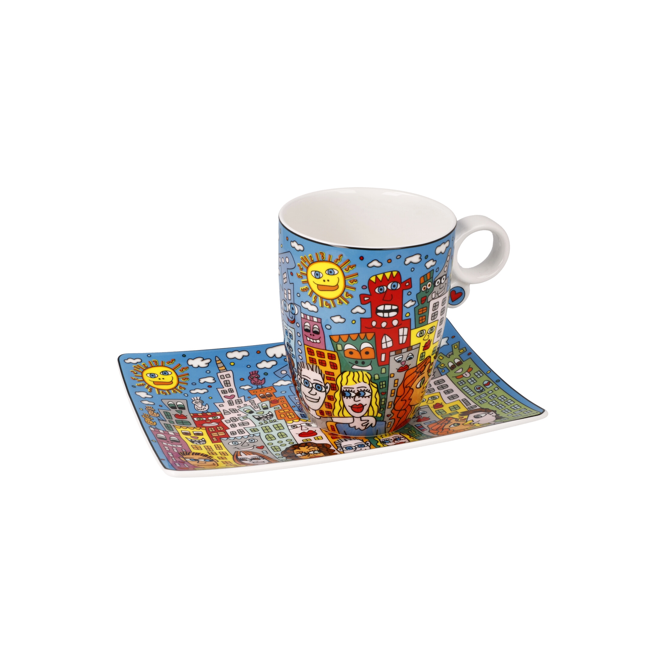 GOEBEL – Künstlertasse – James Rizzi – Summer in the City