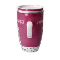 GOEBEL – Teetasse mit Deckel und Sieb – Barbara Freundlieb – “Ich muss gar nix!”