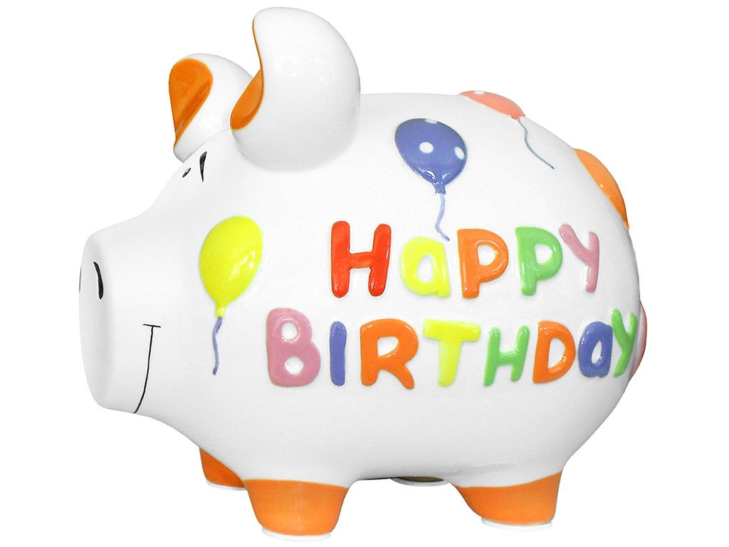 KCG Sparschwein "Happy Birthday"