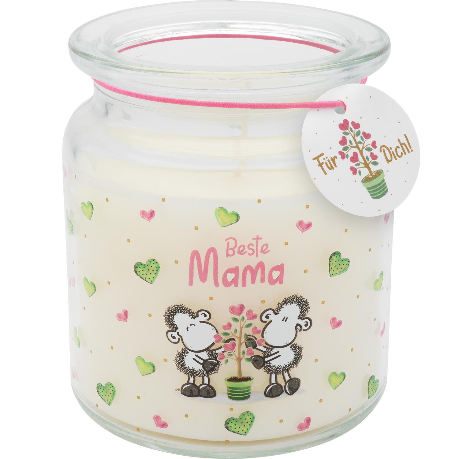 sheepworld - Kerze im Glas "Beste Mama"