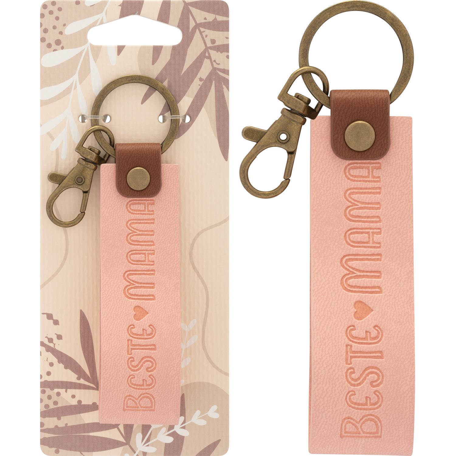 Sheepworld Kunstleder-Schlüsselanhänger "Beste Mama"