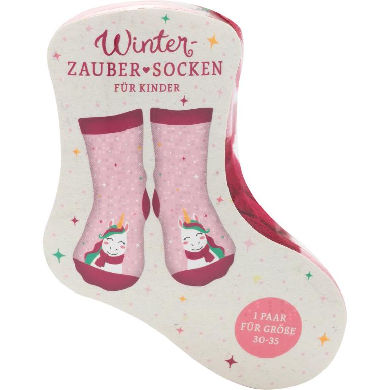 Sheepworld Winter Zauber Socken für Kinder "Einhorn"