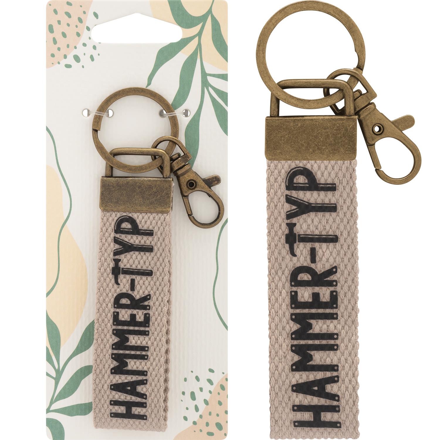 Sheepworld Canvas-Schlüsselanhänger "Hammer-Typ"