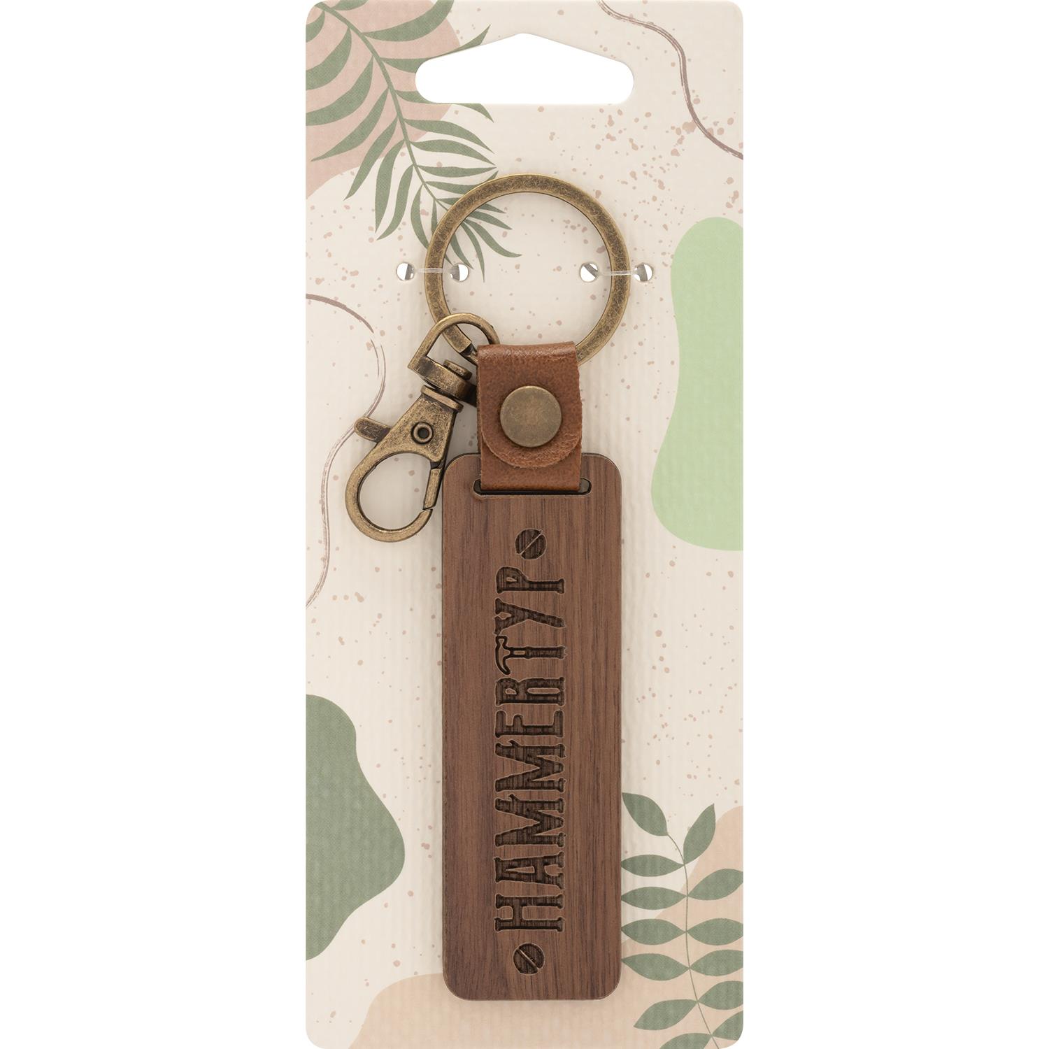 Sheepworld Holz-Schlüsselanhänger "Hammertyp"