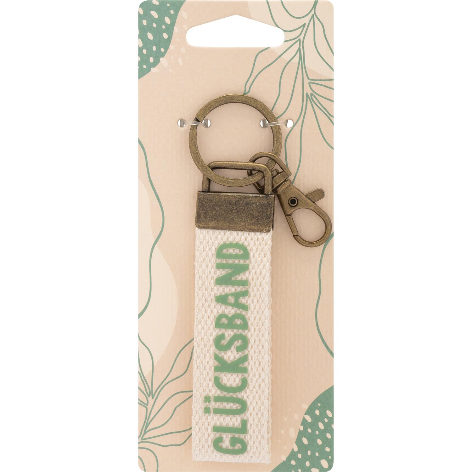 Sheepworld Canvas-Schlüsselanhänger "Glücksband"