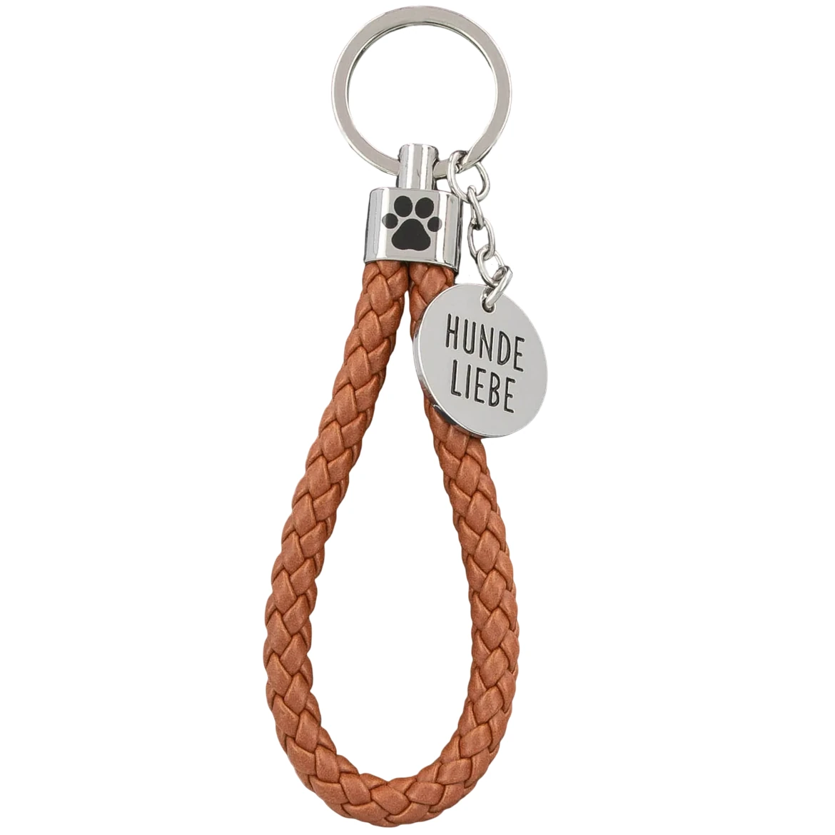 Schlüsselanhänger "Hundeliebe" - Kordel