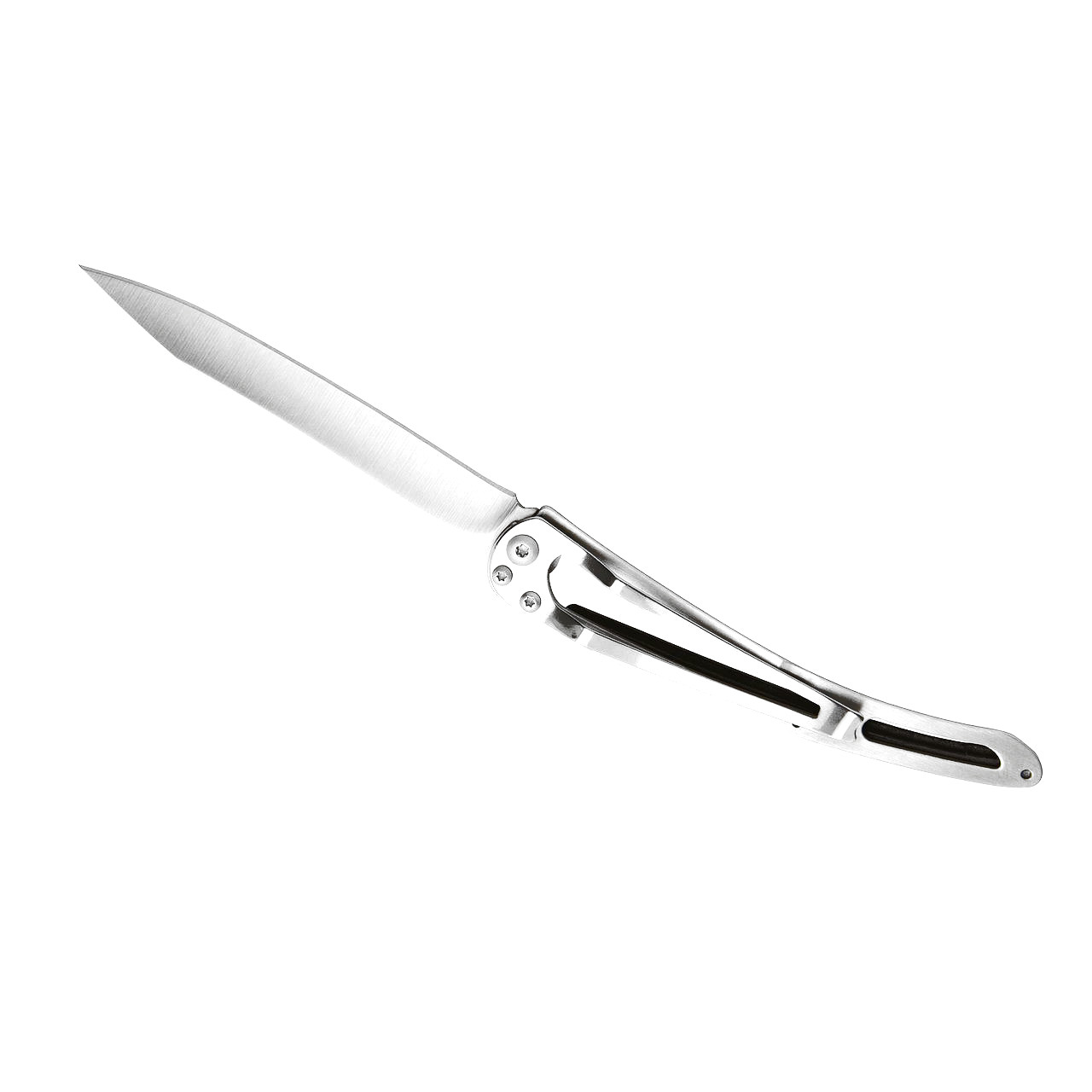 Deejo 37g - Taschenmesser mit Ebenholzgriff - Latino Skull