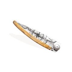 Deejo 37g - Taschenmesser mit Olivenholzgriff - Terra Incognita