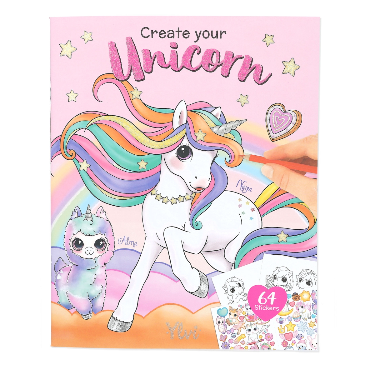 Ylvi Create your Unicorn Malbuch