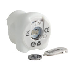 Ulysse – Nachtlicht ‚Hippo‘, Unterseite mit Batteriefach