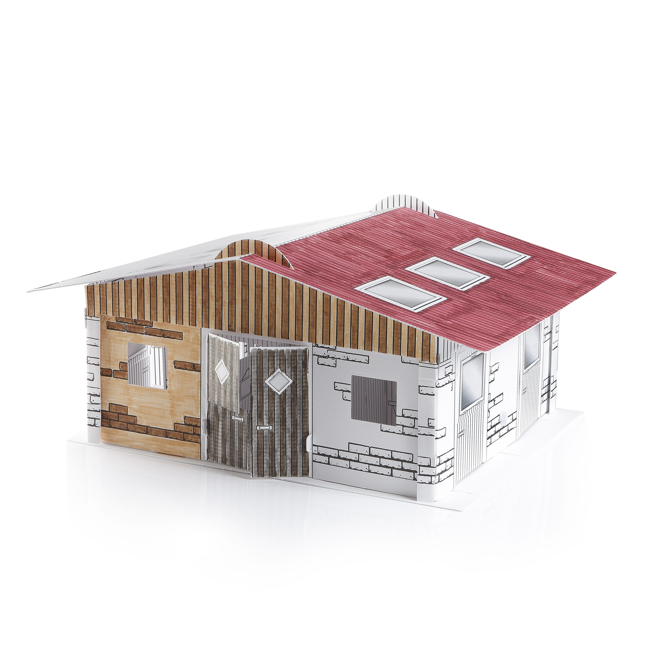 Lulubug Bastelset Reiterhof zum Bemalen