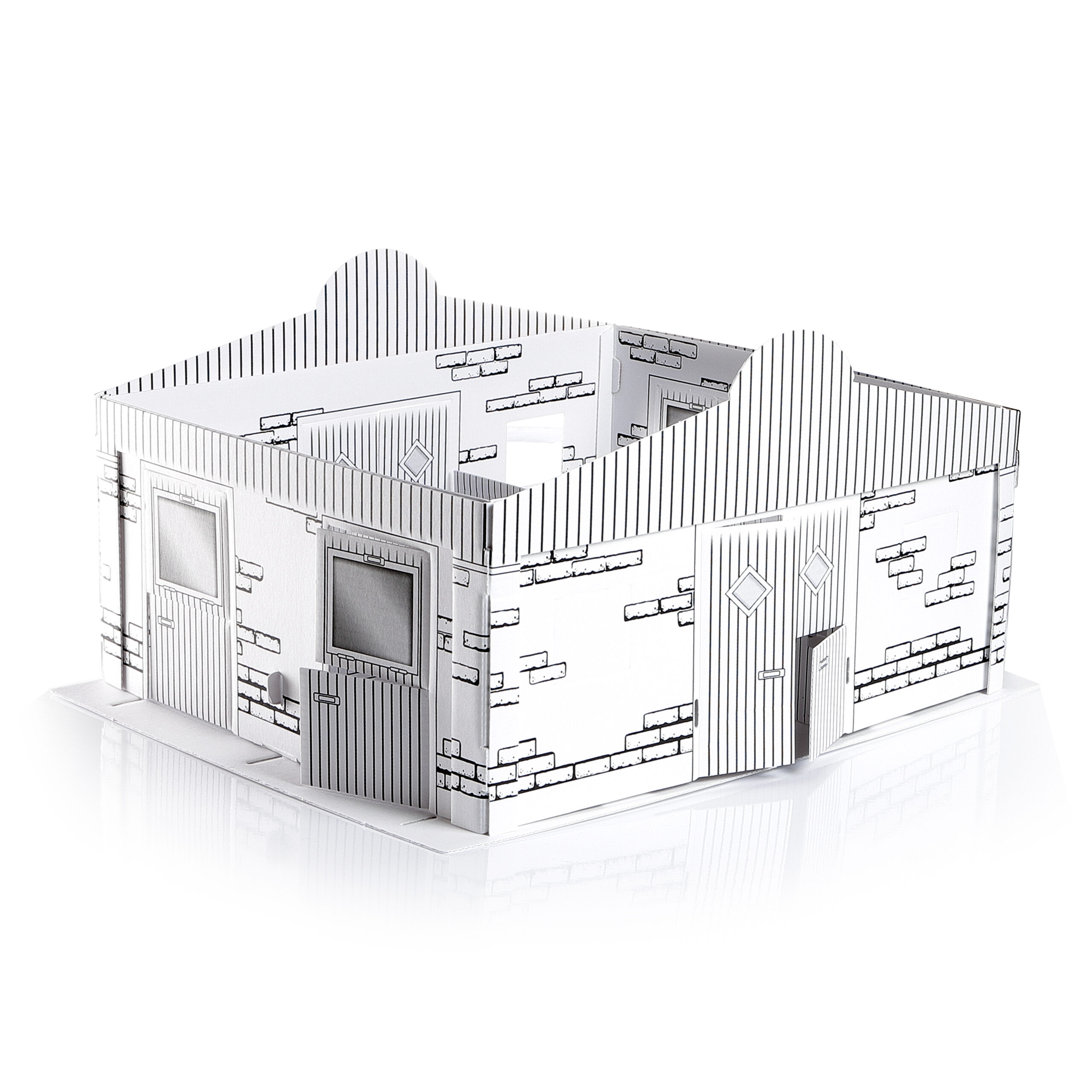 Lulubug Bastelset Reiterhof zum Bemalen