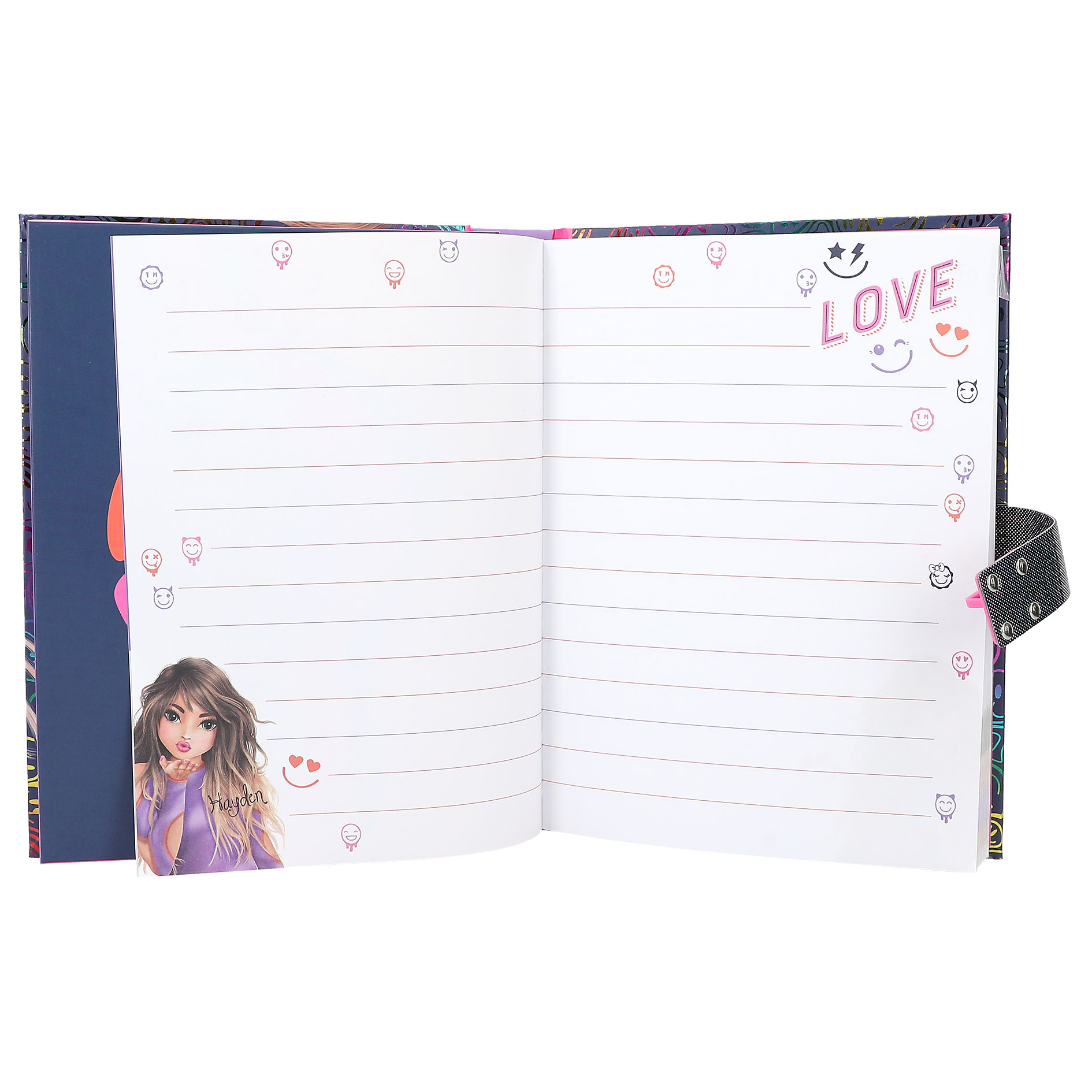 TOPModel Geheimcode Tagebuch mit Sound NIGHT LIGHT