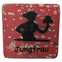 Wörterpuzzle - Holztafeln mit Sternzeichen