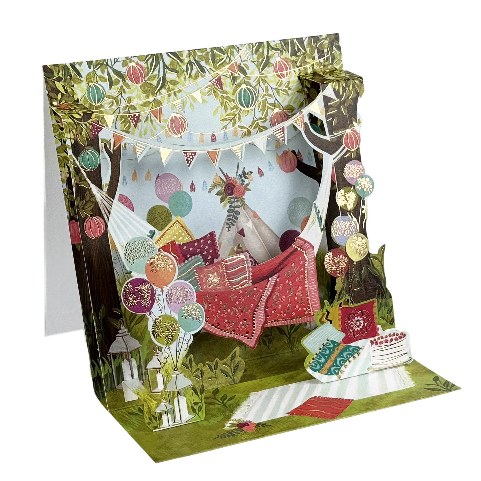 Pictura Pop-up Karte “Sommer im Garten”