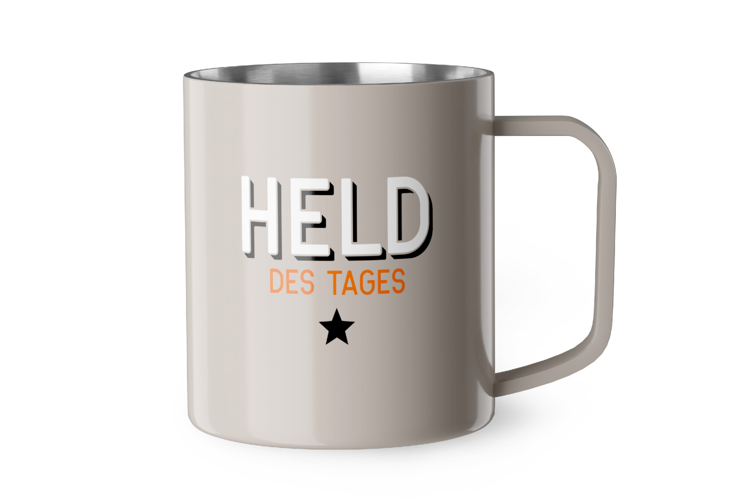 Thermobecher "Held" - Geschenk für Dich - Manntastisch