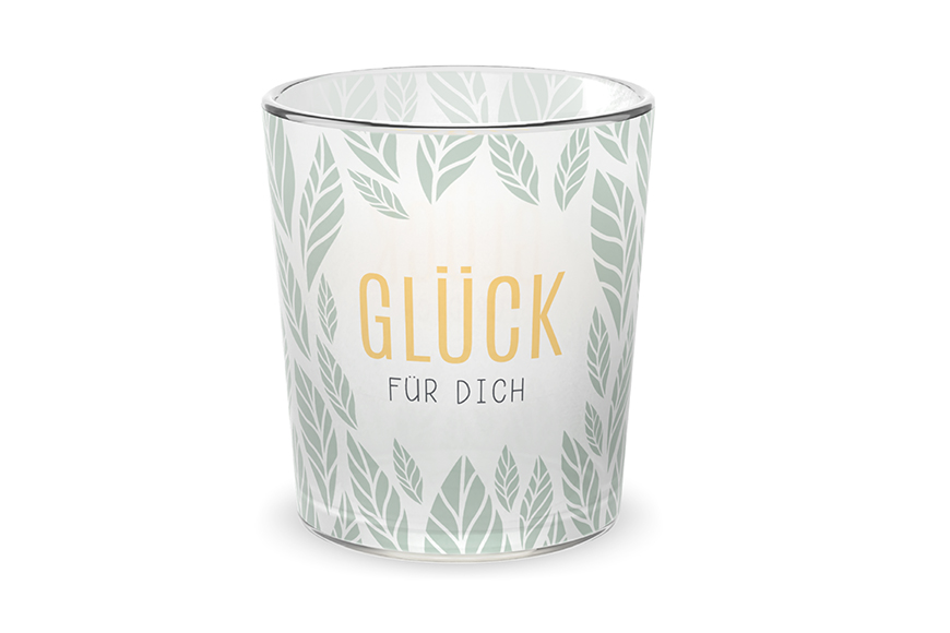 Geschenk für Dich - Windlicht "Glück für Dich" - Relax