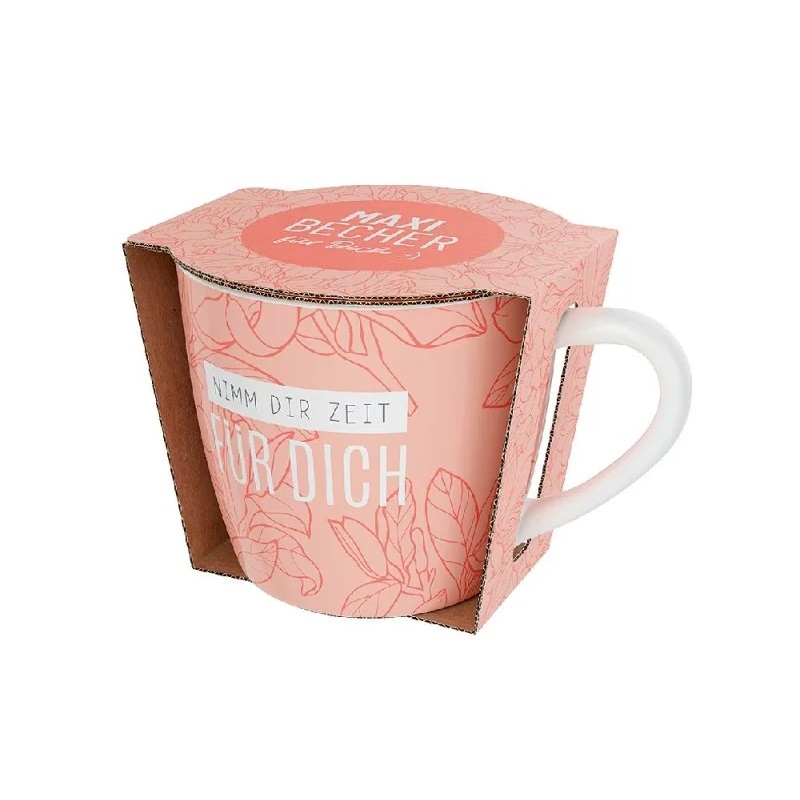 Maxi-Becher "Nimm dir Zeit" (Relax) - Geschenk für Dich