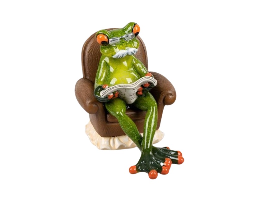 Froschhausen - Frosch Oma+Opa, hellgrün, sortiert