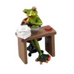 Froschhausen - Frosch im Büro, hellgrün, sortiert