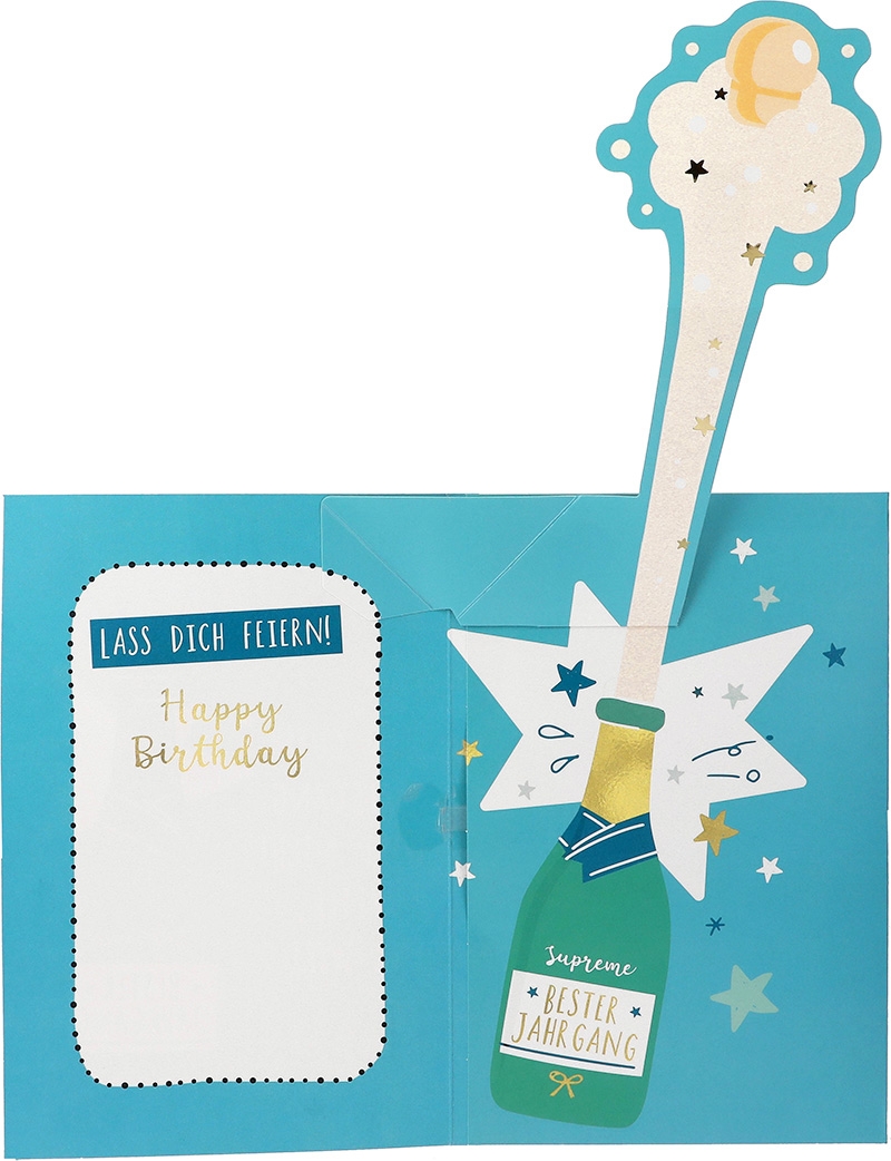 Jump Outs Musikkarte "Guter Jahrgang"