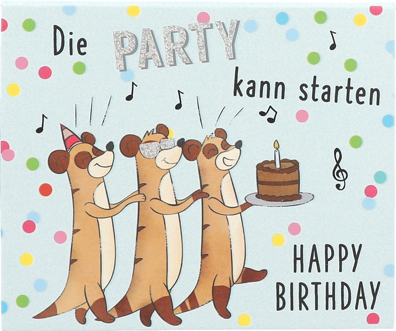 Geschenkbox Musik Die Party kann starten