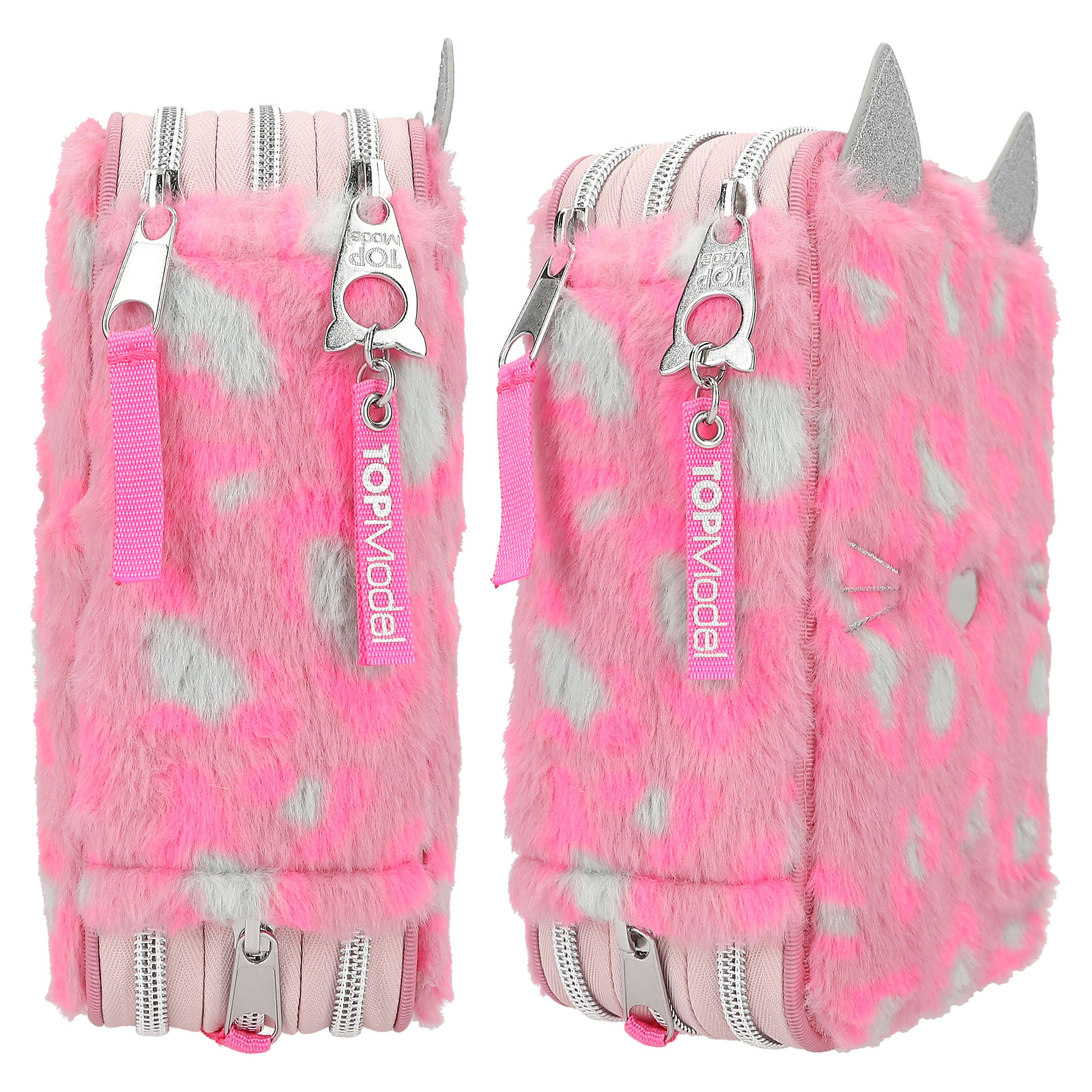 TOPModel 3 Fach Federtasche WILD Leo