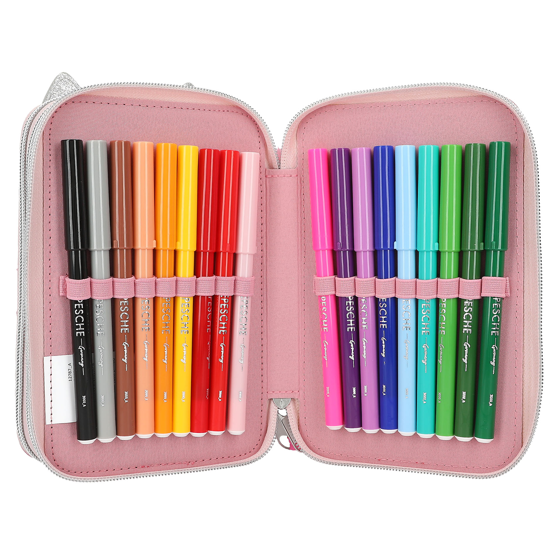 TOPModel 3 Fach Federtasche WILD Leo