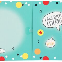 Musikkarte 12. Geburtstag / türkis