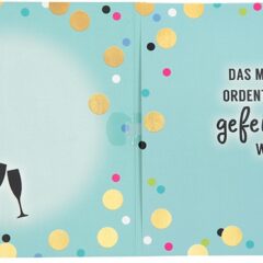 Musikkarte 20. Geburtstag / grau