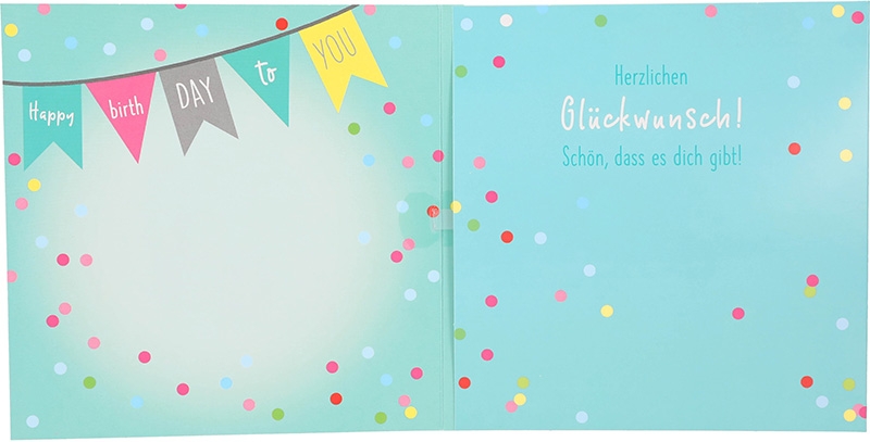 Musikkarte zum Geburtstag