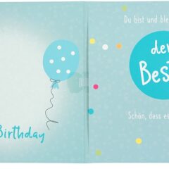 Musikkarte 40. Geburtstag / petrol