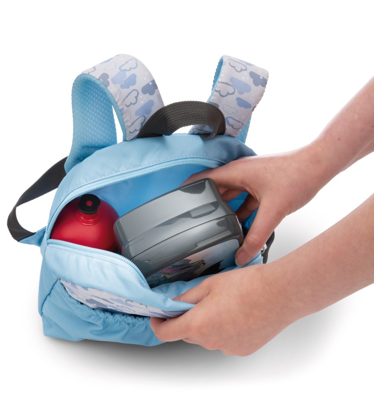 NICI Rucksack hellblau mit Koala Plüschtier 25cm