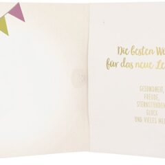 Musikkarte 70. Geburtstag