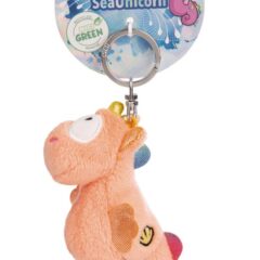 NICI Plüsch-Schlüsselanhänger Seepferdchen orange