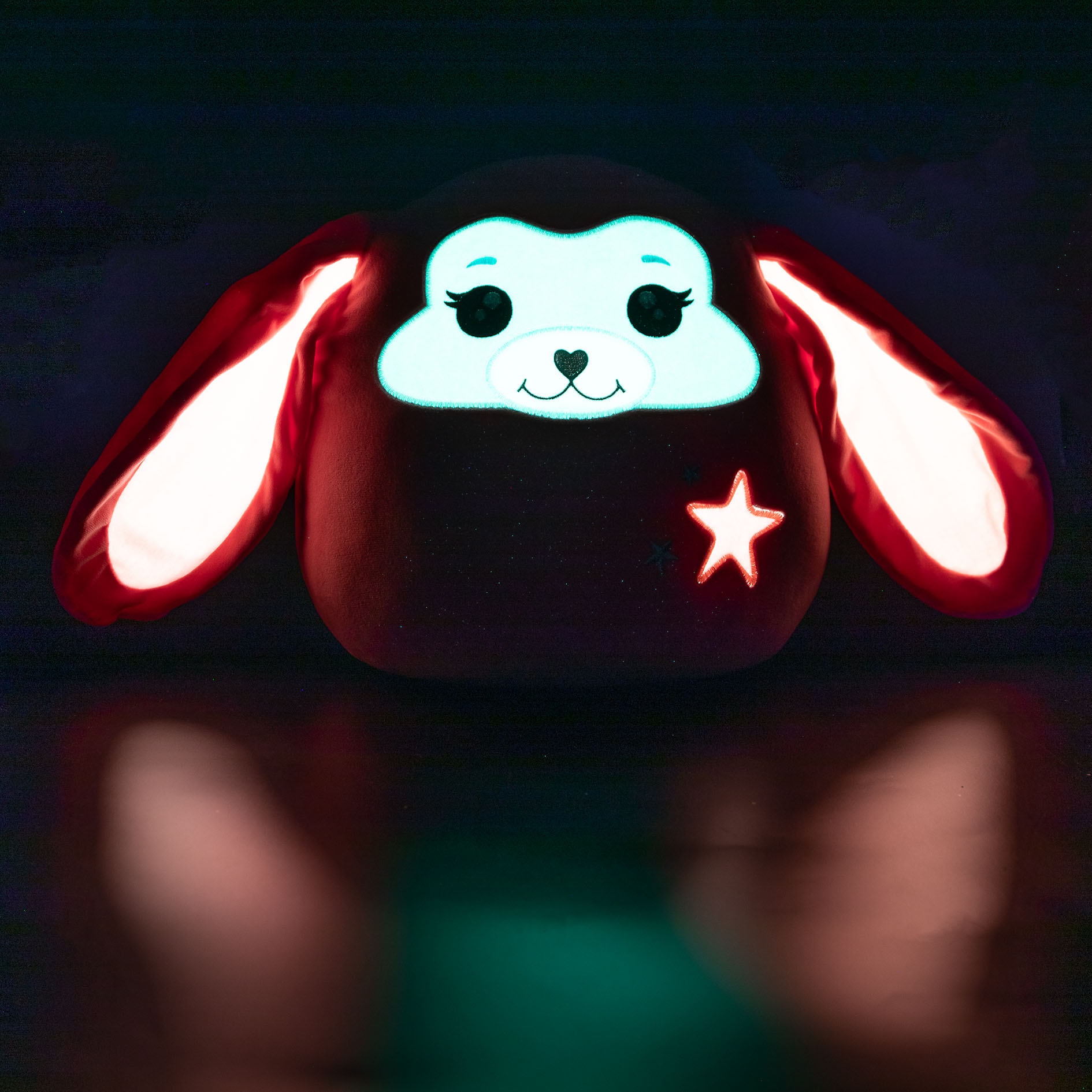 Ylvi Swoppies Plüsch Hase leuchtend im Dunkeln