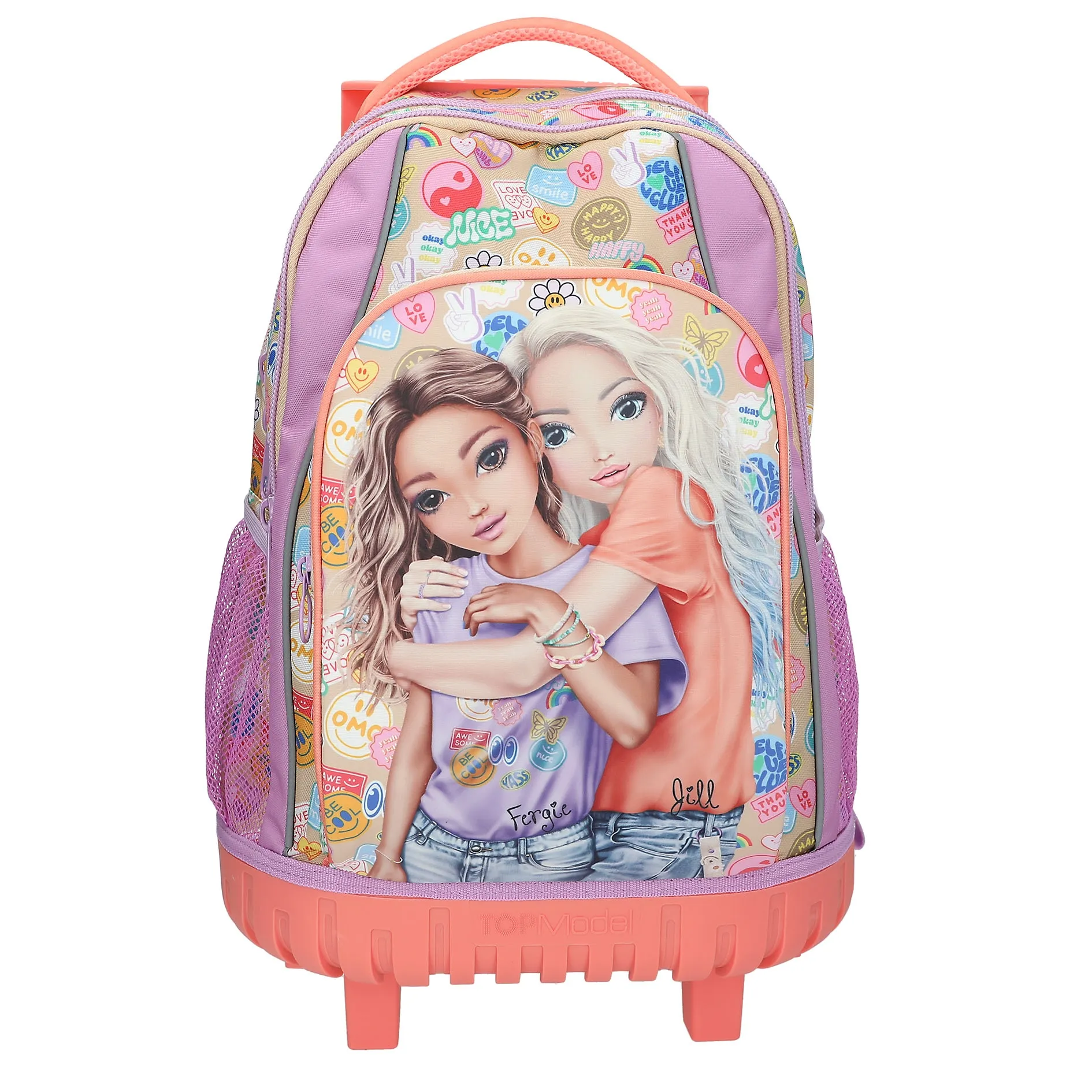 TOPModel Schulrucksack-Trolley Girl Power