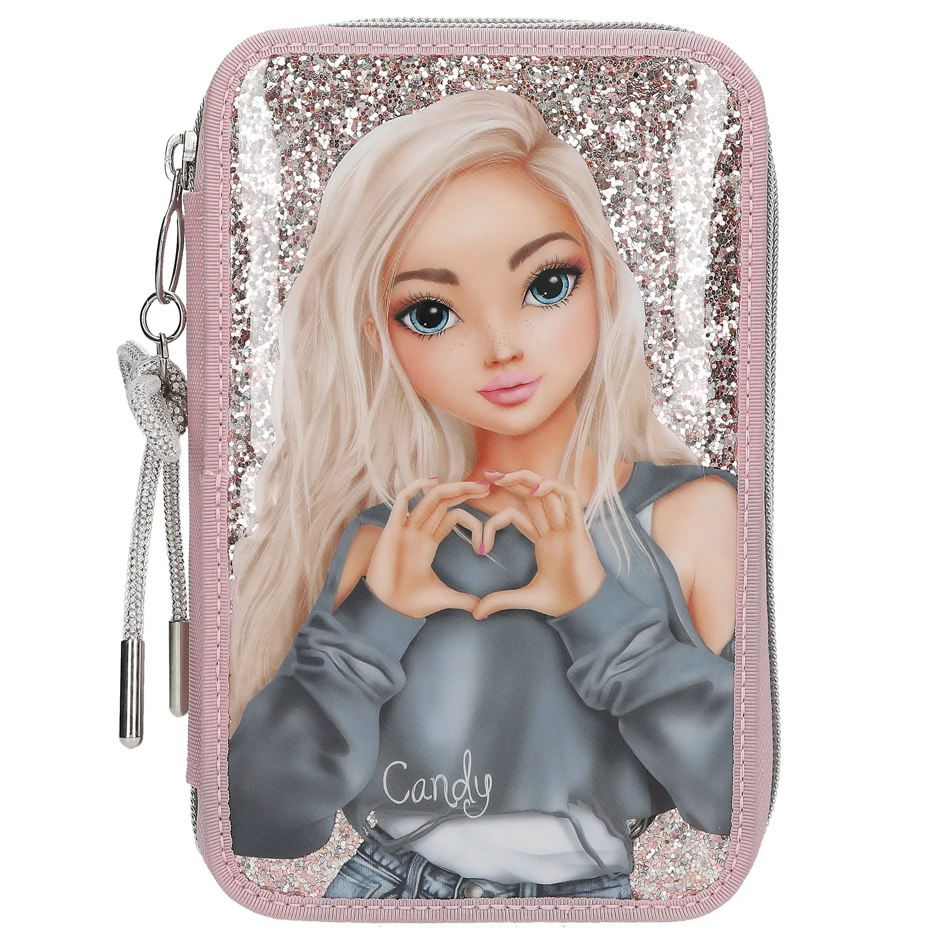 TopModel 2-Fach-Federtasche MY BFF mit Glitzerfront