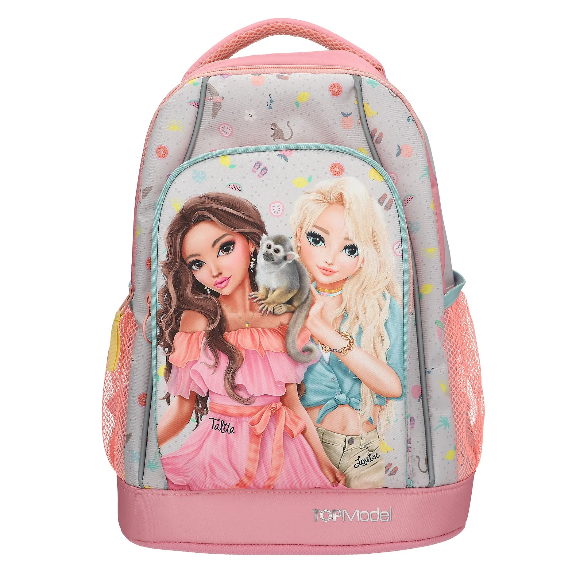 TOPModel Schulrucksack JUICY, Zeigt die Front mit Model-Motiv