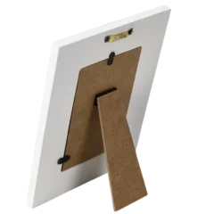 Holz-Bilderrahmen Landhaus, Rückseite