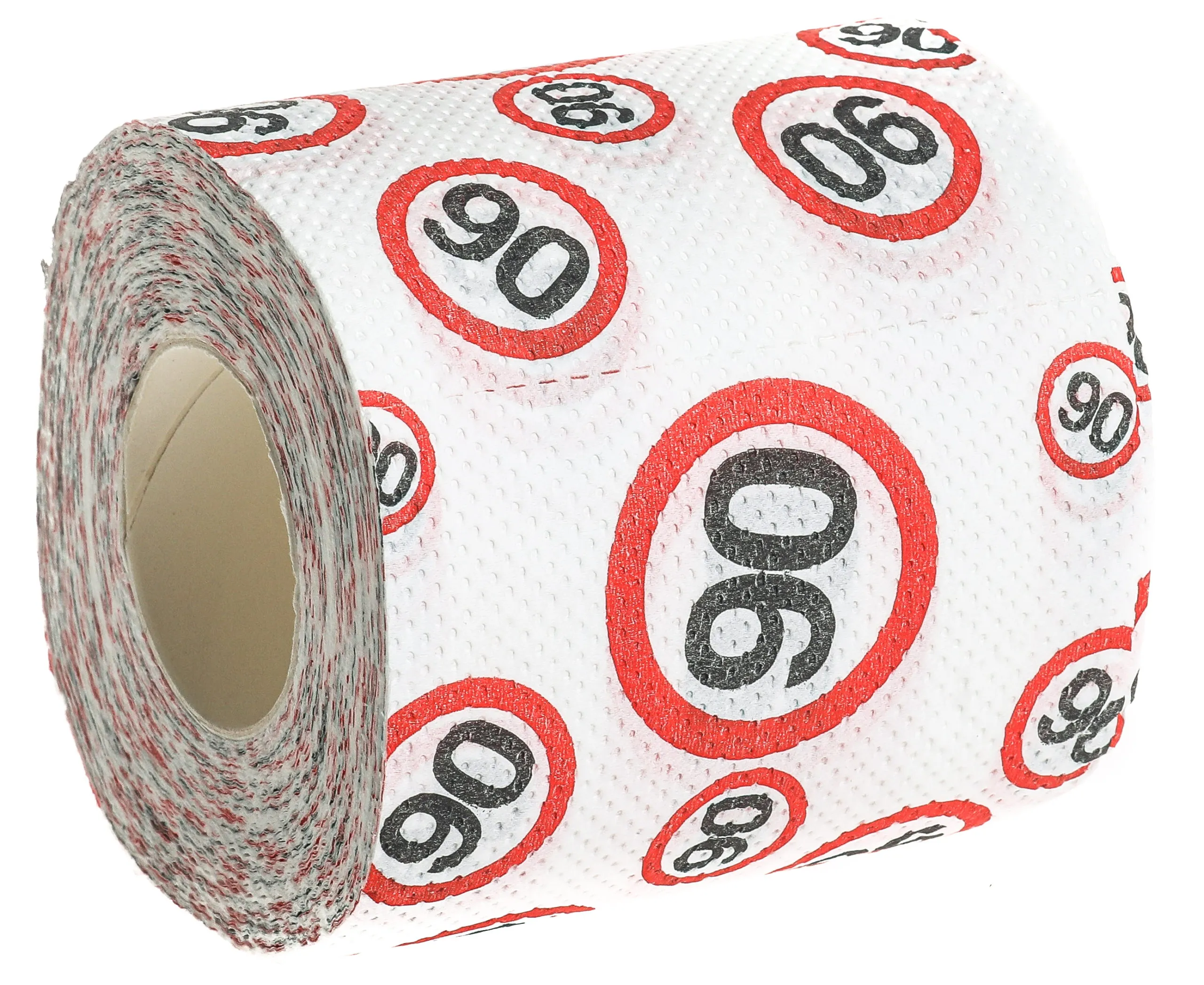 Toilettenpapier zum 90. Geburtstag "Verkehrsschild"